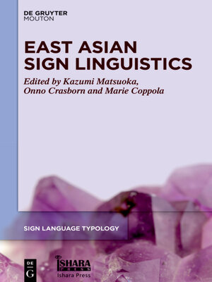 cover image of East Asian Sign Linguistics